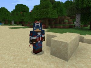 Captain America Mod for Minecraft PE Download