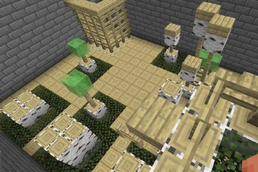 Wood Parkour Map for Minecraft PE Download