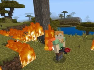 Fire Elements Mod for Minecraft PE Download