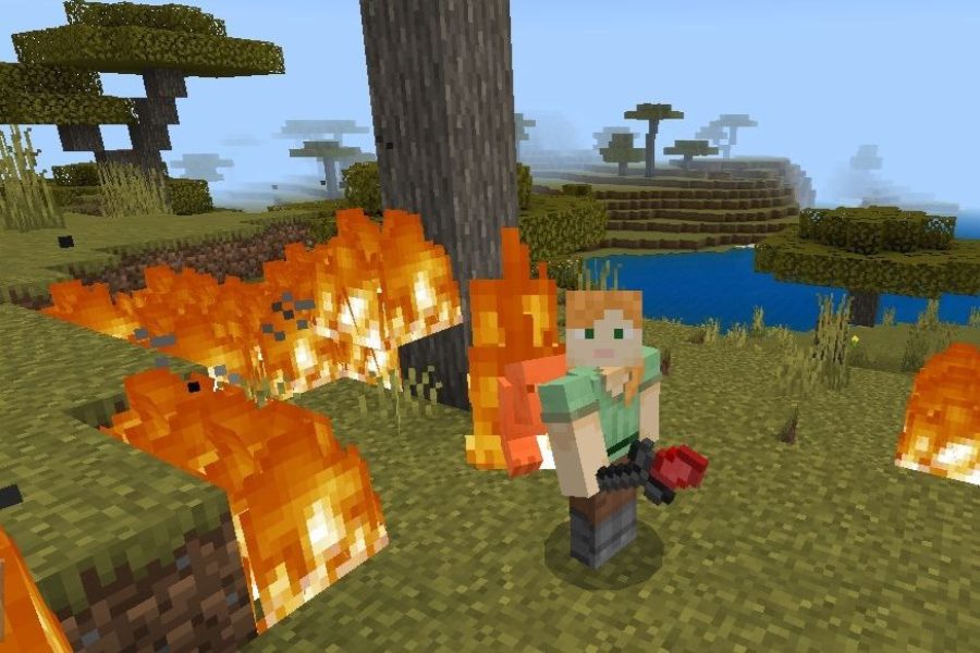 Fire Elements Mod for Minecraft PE Download