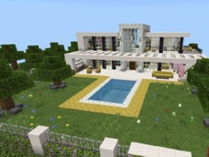 Cristiano Ronaldos House Map for Minecraft PE Download