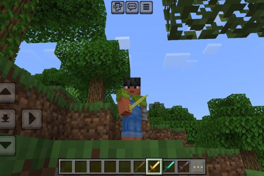 Short Sword Texture Pack for Minecraft PE Download