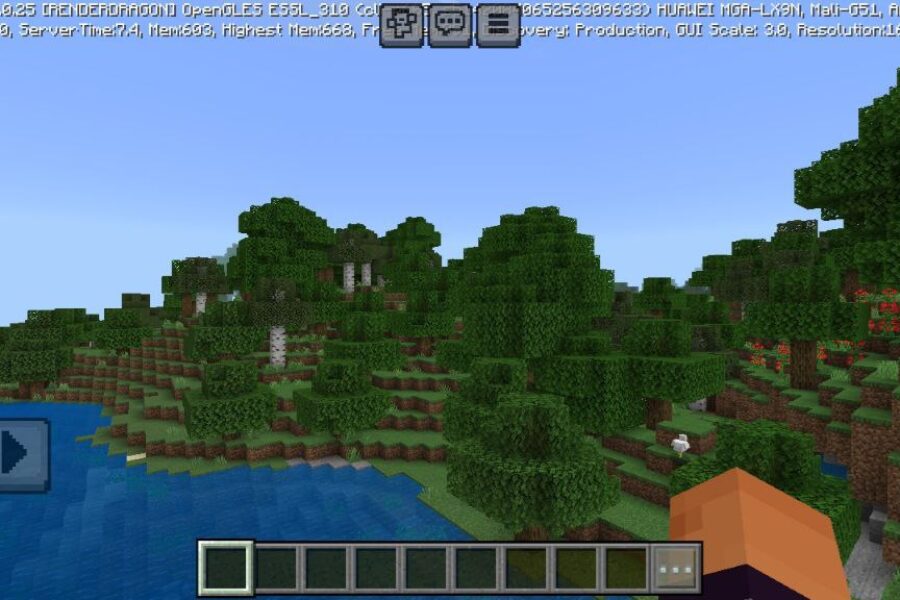 Full Bright Texture Pack for Minecraft PE Download